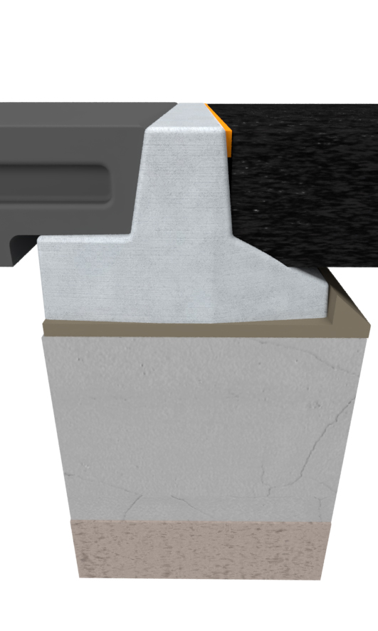 3D Darstellung - T Bordstein