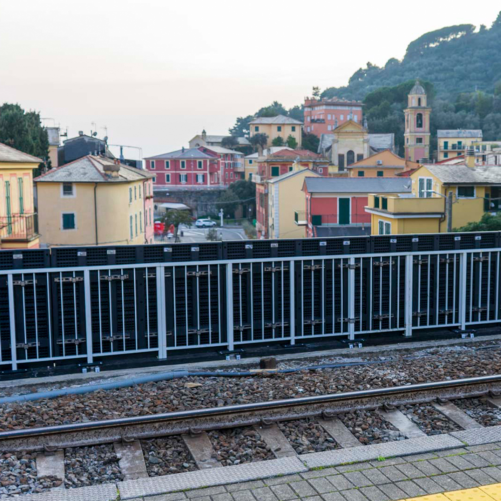 IP Geländerausfachungauf Brücke in Bonassola