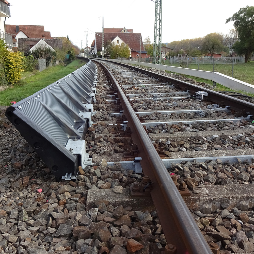 mSW 360 Mini-Schallschutzwand für freie Sicht