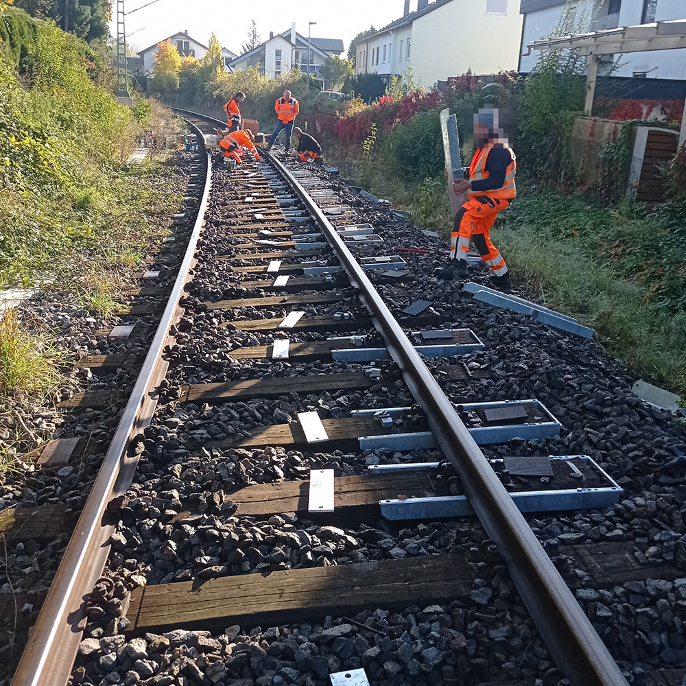 mSW 360 Metall-Unterbau für Mini-Schallschutzwand