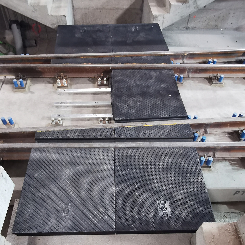 Einbau spezifischer Fußgängerüberwege mit pede