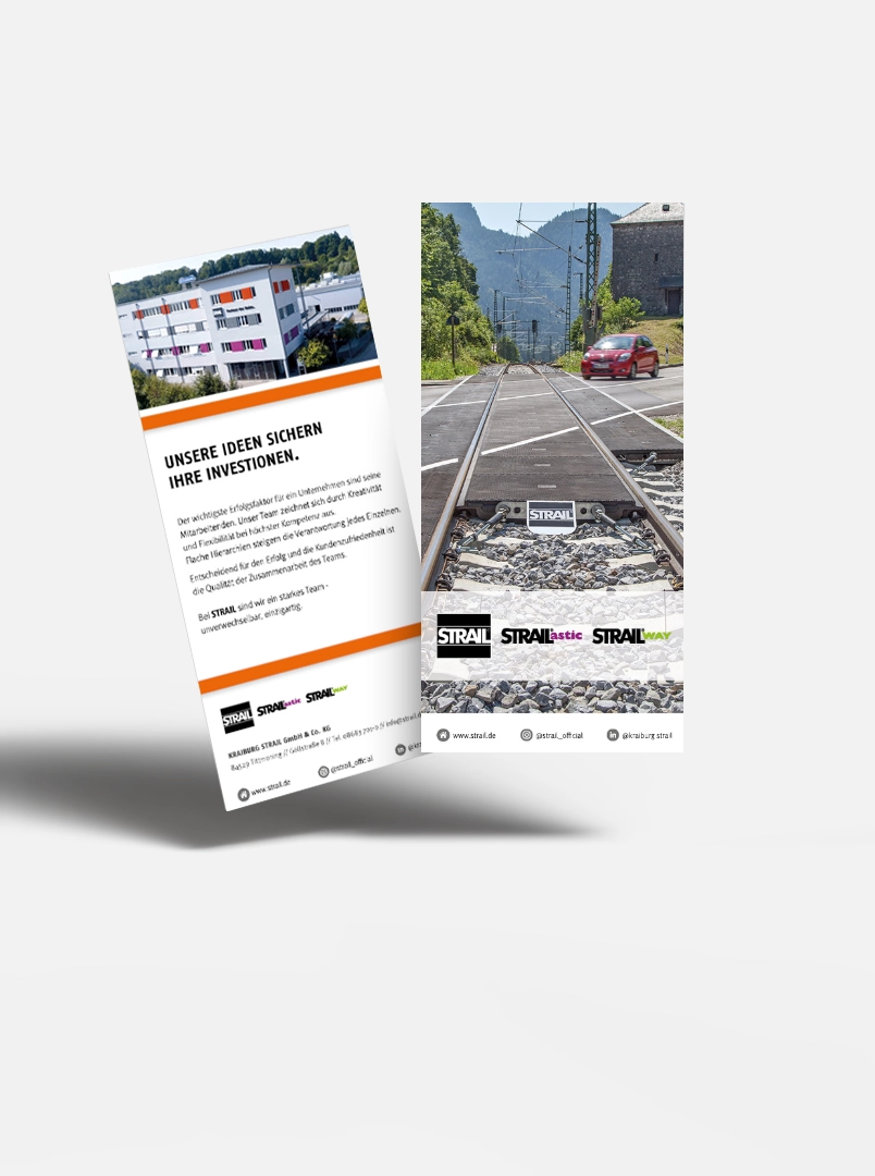 Flyer Firmenvorstellung Produkte Vorschaubild