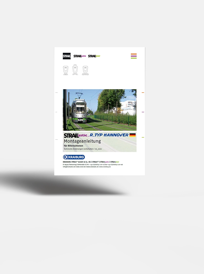 Montageanleitung STRAILastic R Hannover Rillenschienen Vorschaubild